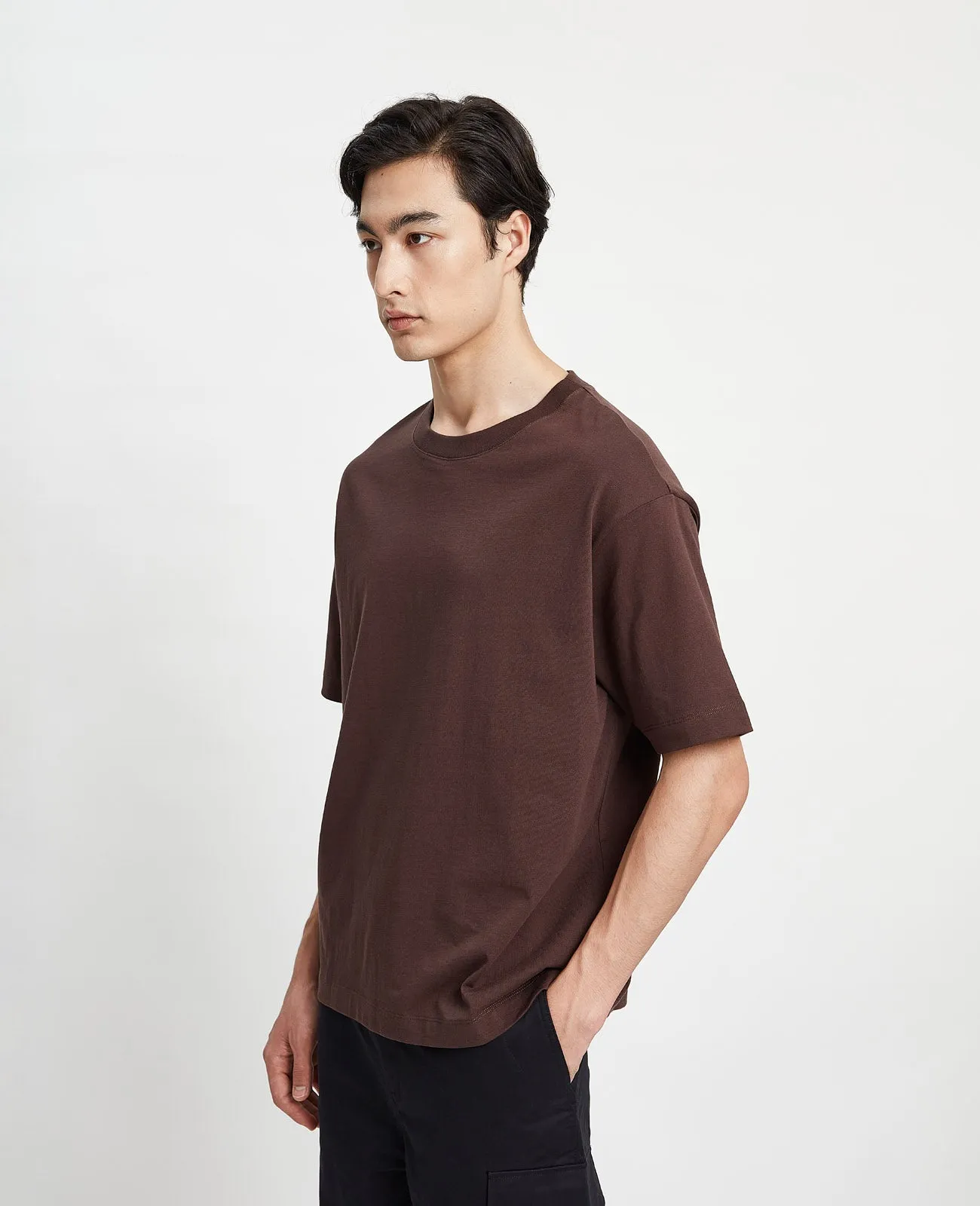 Supima Oversized Crew Neck Tee