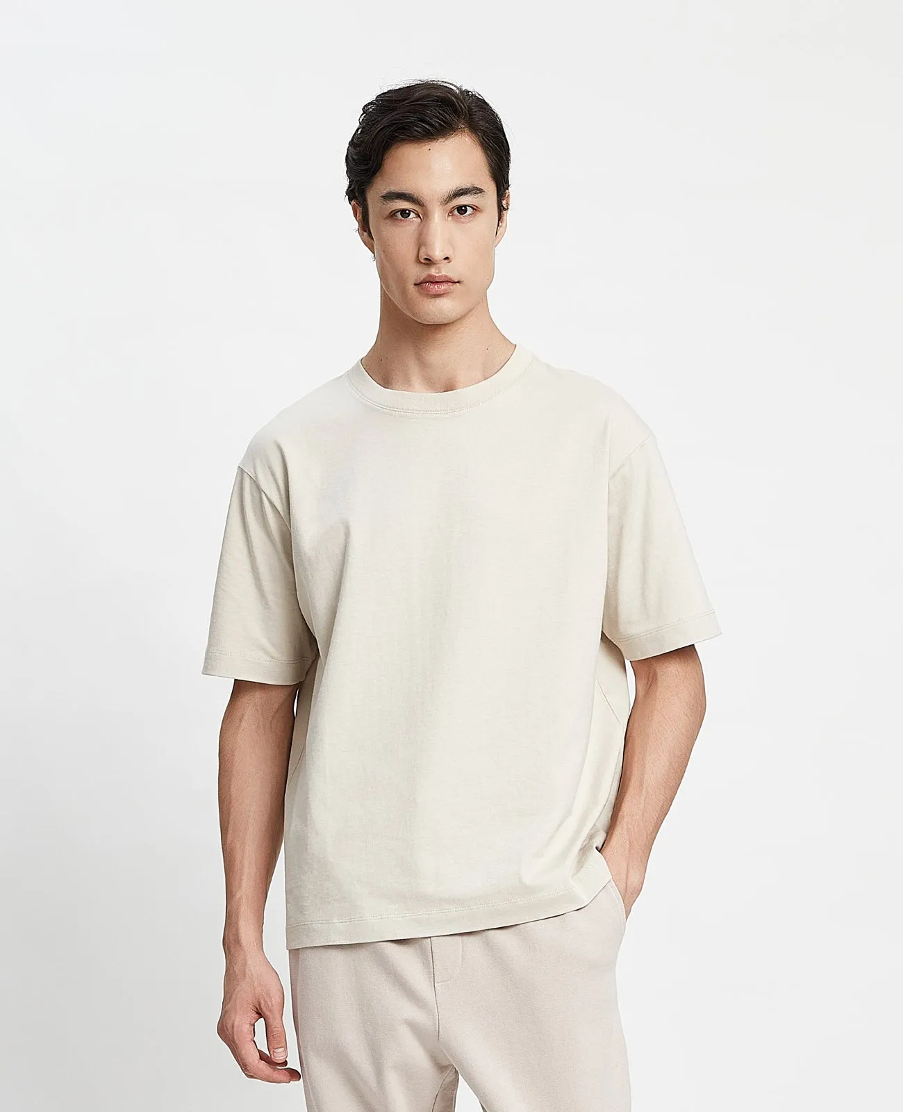 Supima Oversized Crew Neck Tee