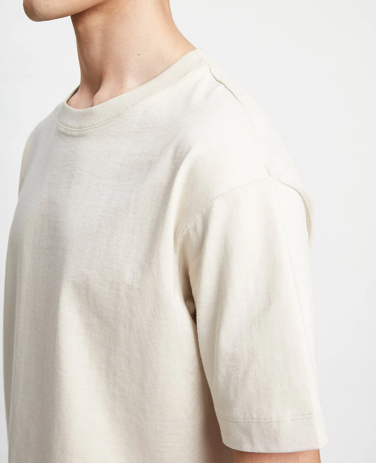 Supima Oversized Crew Neck Tee