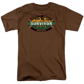 Survivor Africa Mens T Shirt Coffee