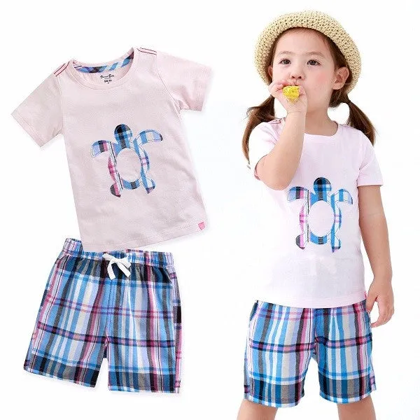 Turtle Pink Short Sleeve Tee & Shorts Set