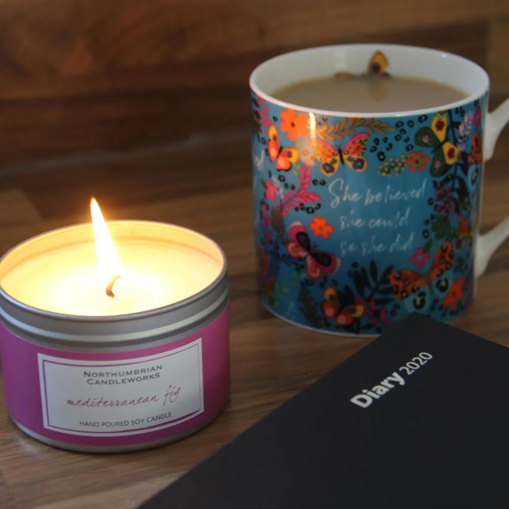 Vegan Soy Wax Candle Mediterranean Fig