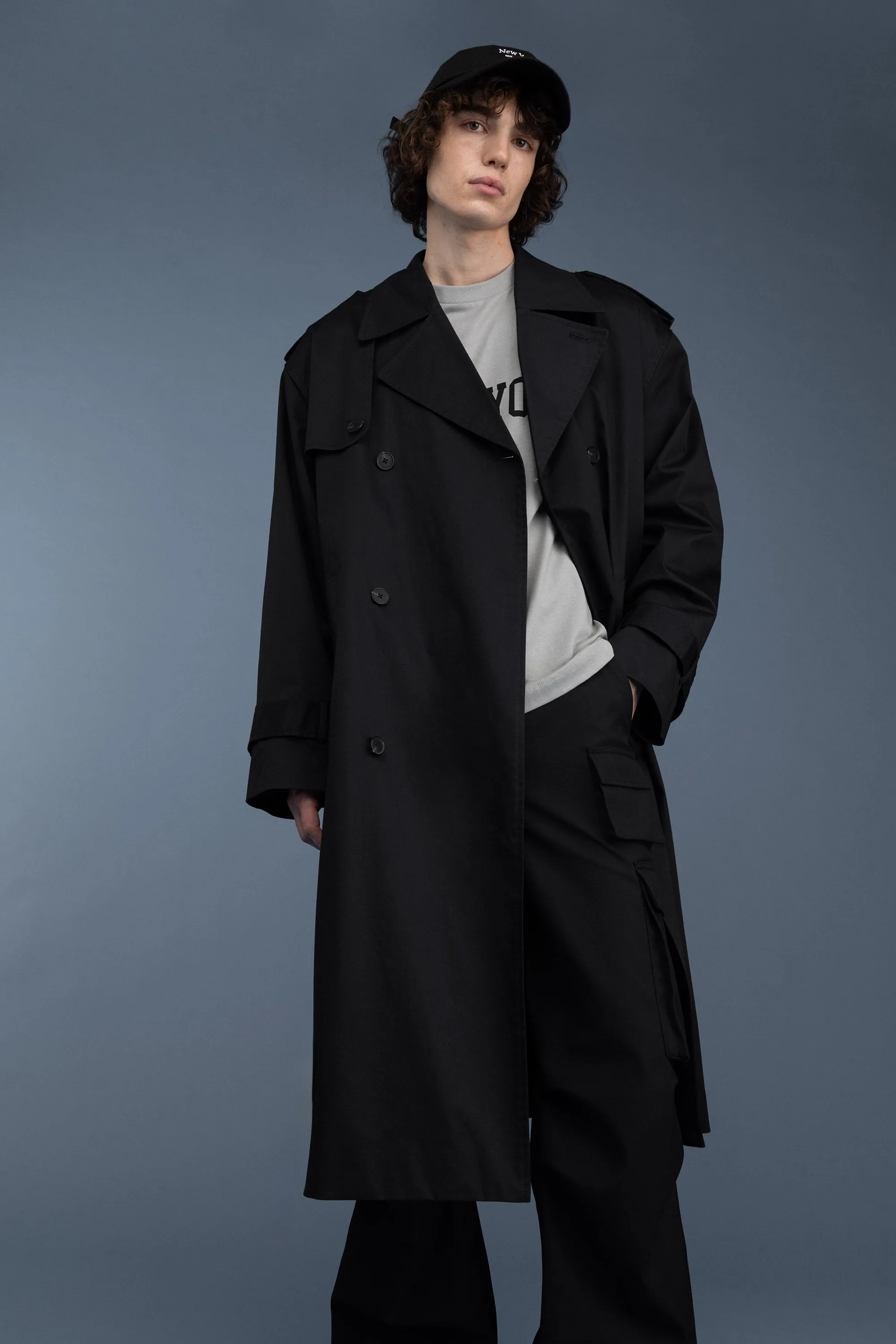 WATER REPELLENT COTTON TRENCH COAT