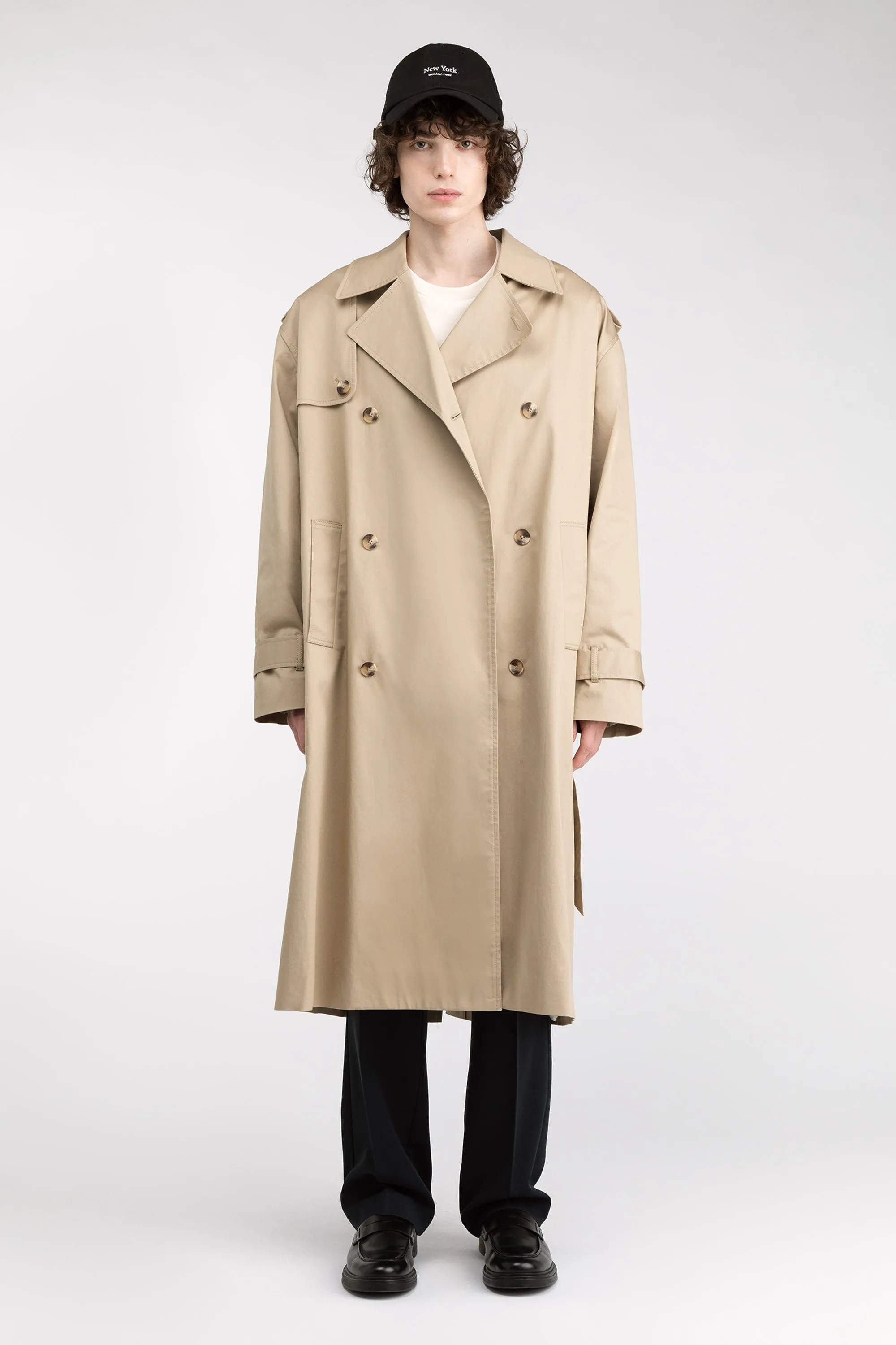 WATER REPELLENT COTTON TRENCH COAT