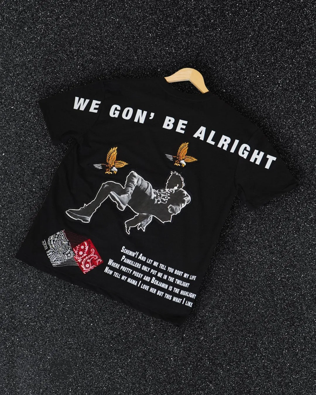 WE GON' BE ALRIGHT - A KENDRICK TRIBUTE BLACK VALKYRE TSHIRT