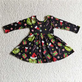 Xmas Cartoon Dress GLD0101