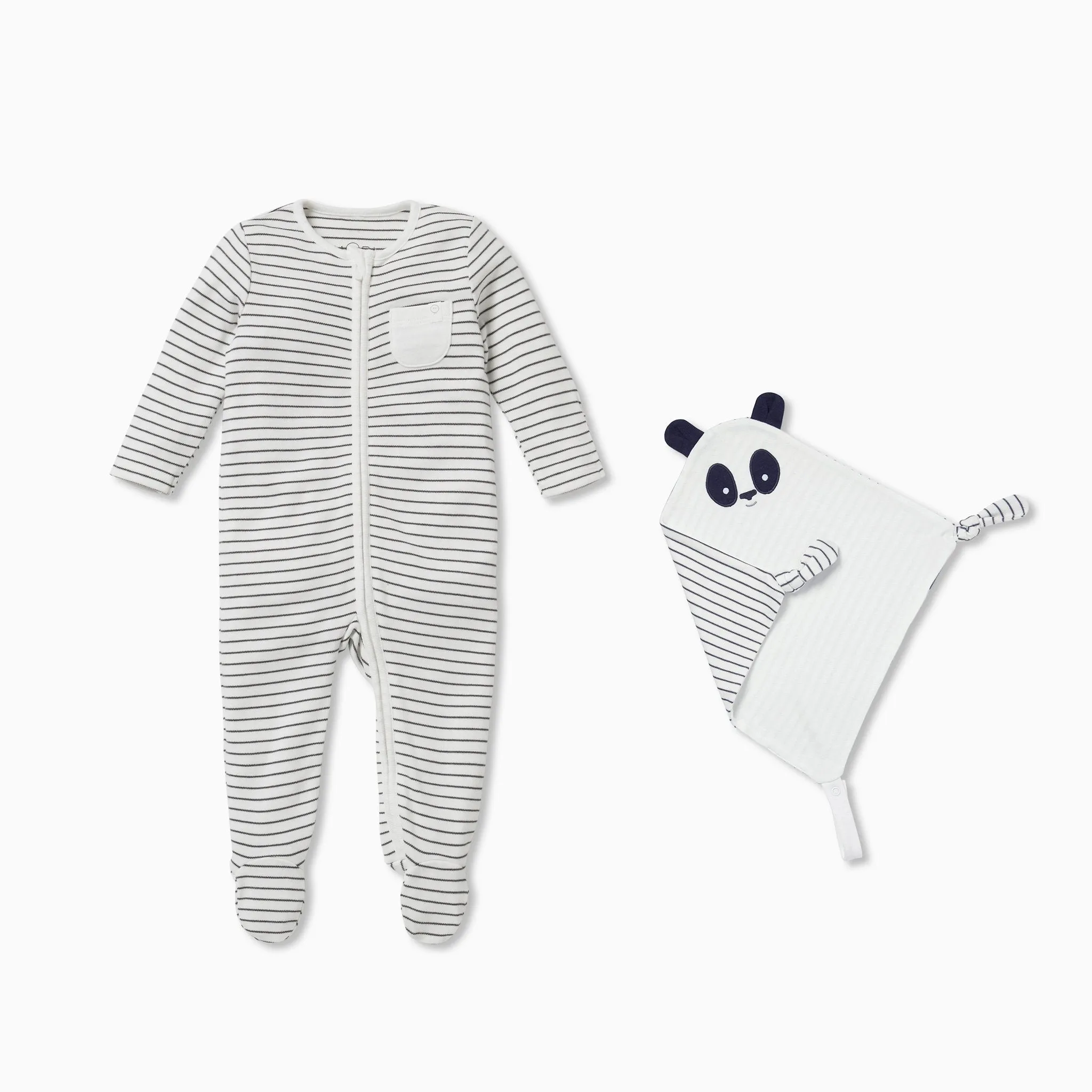 Zip Baby Pajamas & Comforter Set