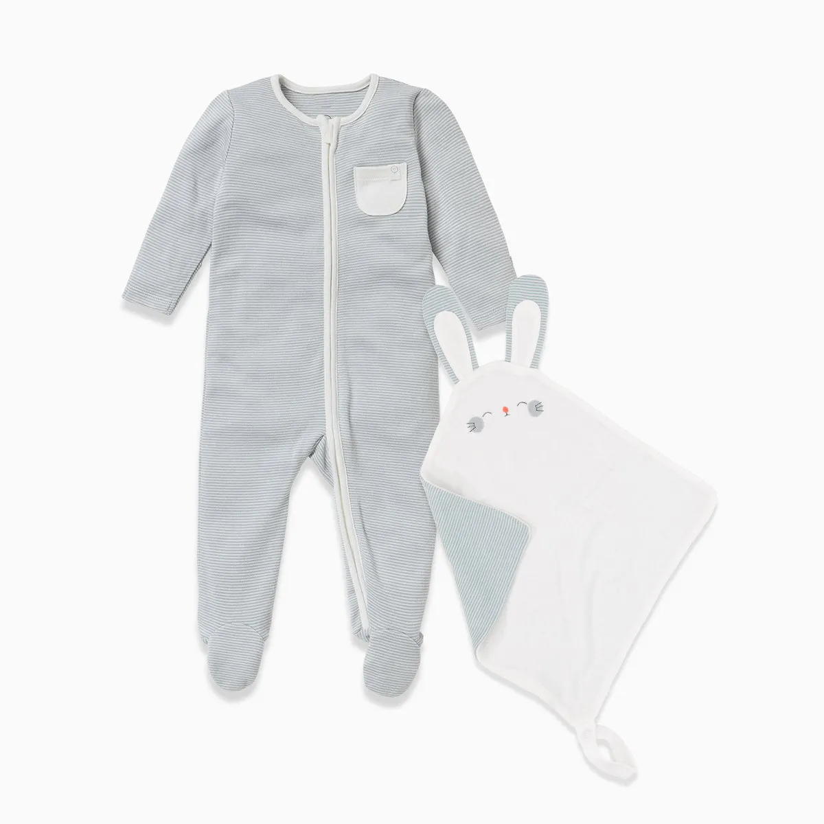 Zip Baby Pajamas & Comforter Set